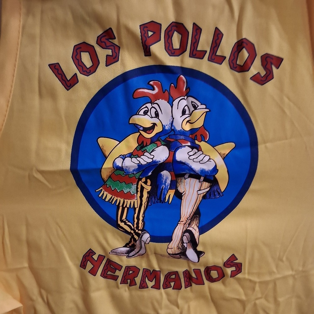Los Pollos Hermanos Breaking Bad Yellow Apron Gus Fring‎ Loot Crate 2015 EUC